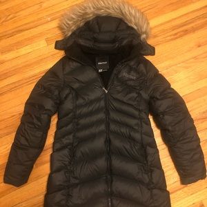 Marmot black puffer jacket